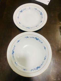 narumi serving plate and serving bowl