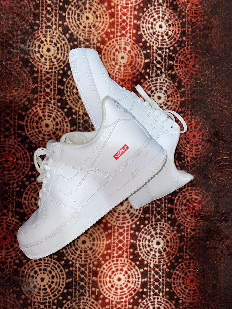Nike Air Force 1 x Supreme Men s Fashion Footwear Sneakers on