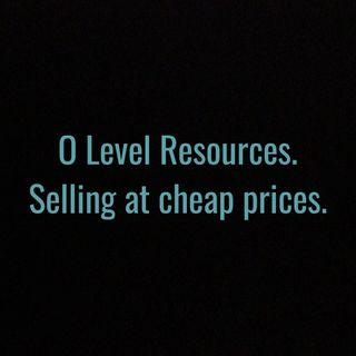 O Level Resources (Various Prices)