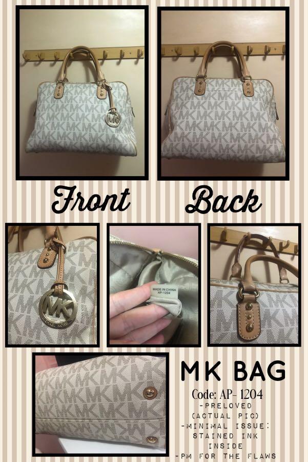 mk bag code