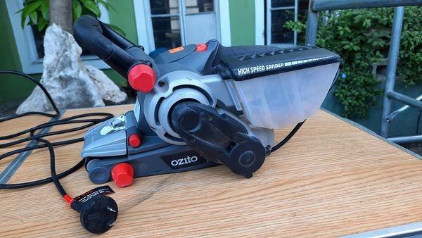 Ozito cordless belt best sale sander