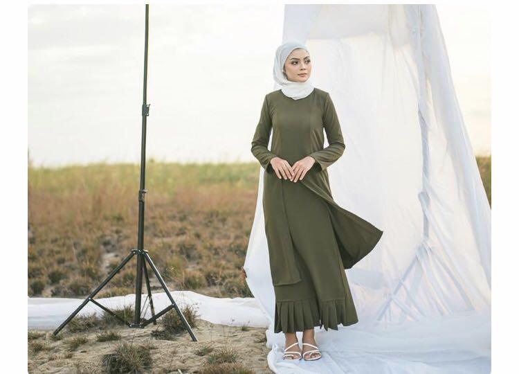 Qiszar Sonia Luxe Baju Kurung Dress Women S Fashion Clothes Dresses On Carousell