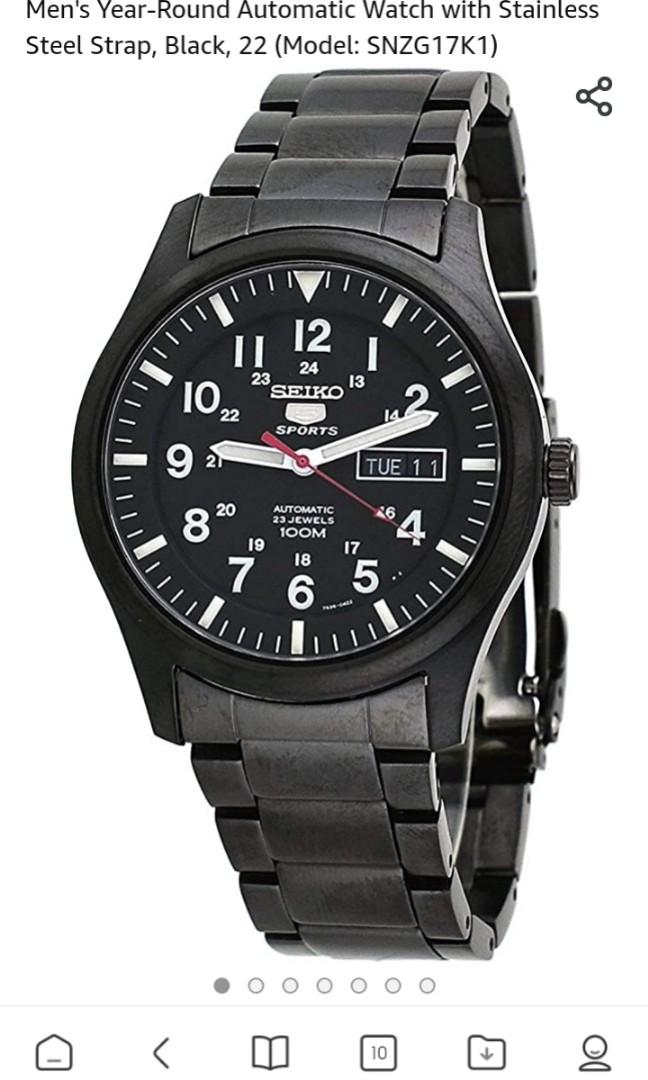 Seiko Gunmetal Watch, Men's Fashion, Watches & Accessories, Watches on  Carousell