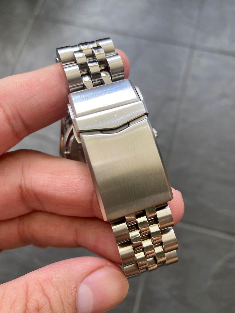 Seiko Alpinist SARB017 Strapcode Jubilee, Luxury, Watches on Carousell