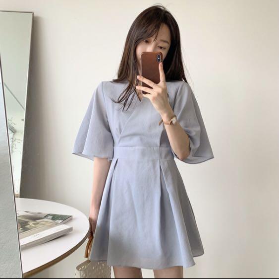 shirt dress korean style