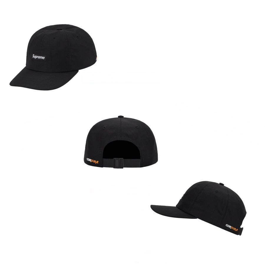 Supreme x Cordura Small Box Logo 6 Panel Cap, Men's Fashion