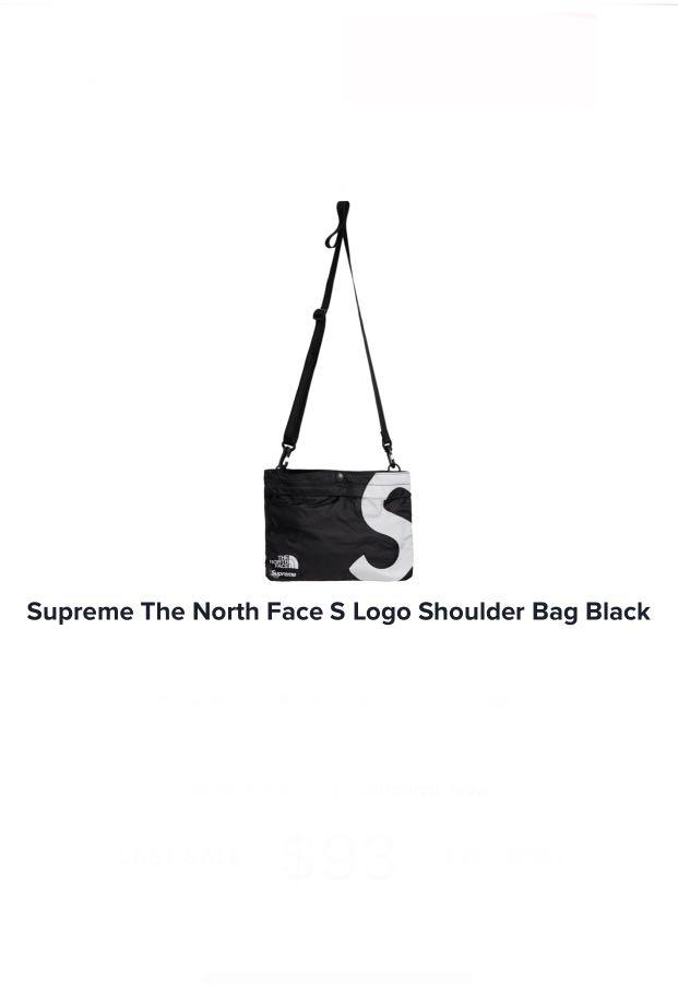 Supreme x The North Face S Logo Shoulder Bag (FW 20), Men's