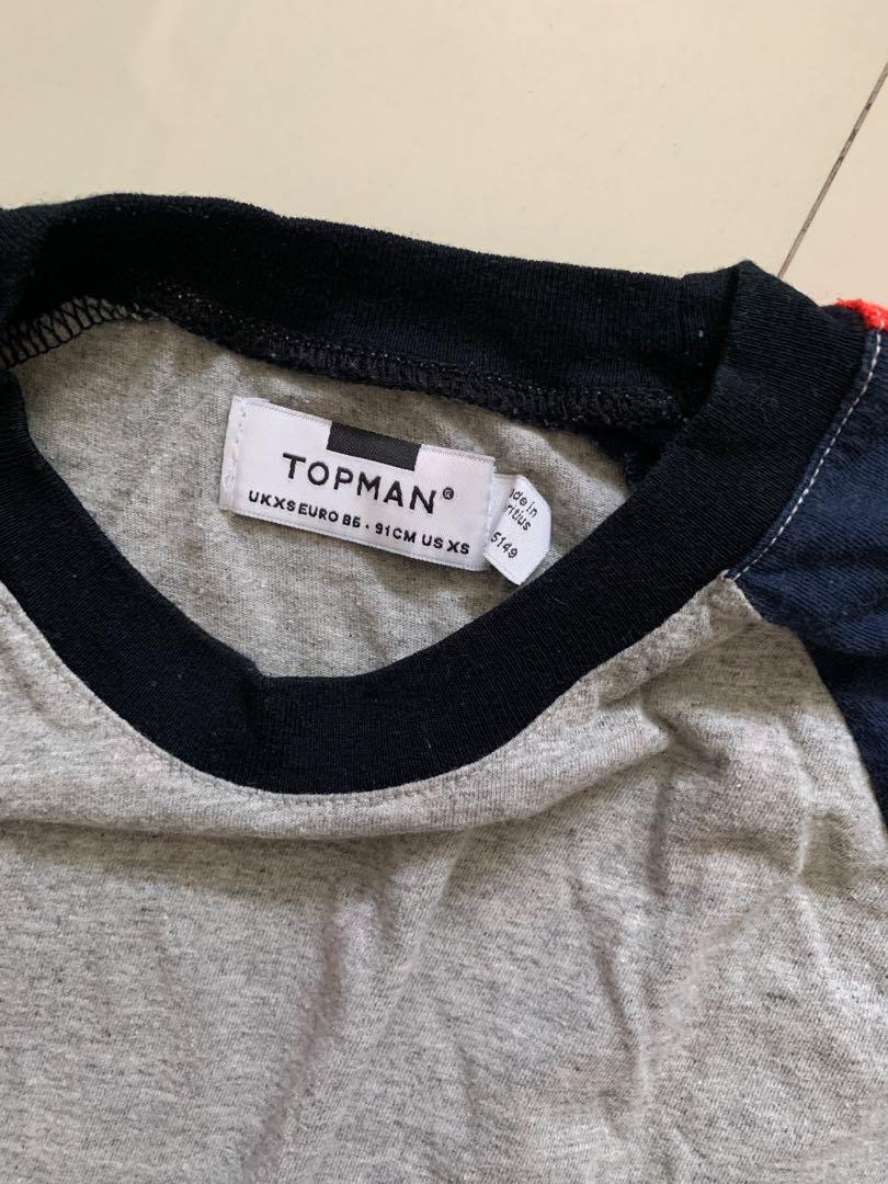 Top Man Slim Fit (Category: Activewear) located in Manila. Submitted by albm.business (Listing ID 1062789771, Image 2). Description: used twice only this is a men shirt but can definitely be worn by women as well <3.