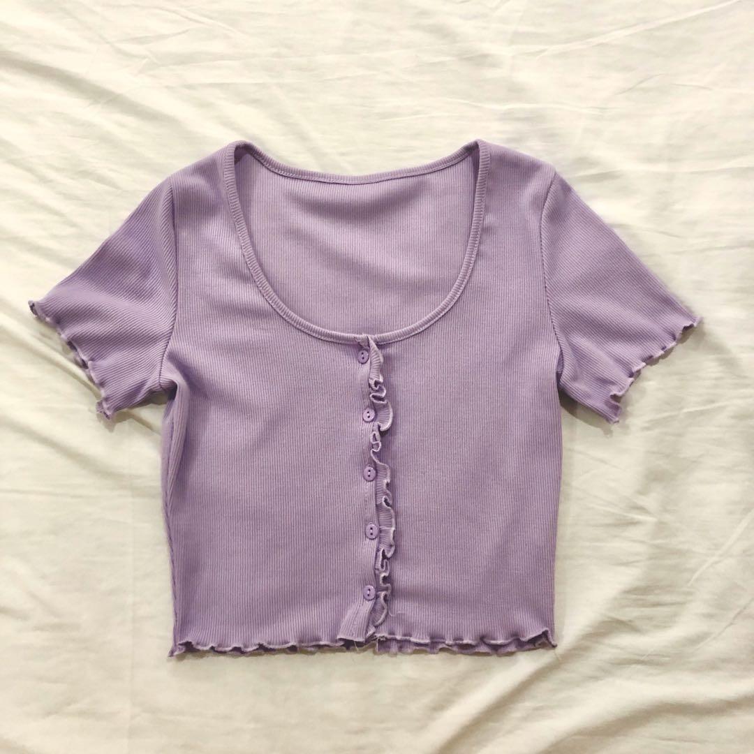 pastel purple tops