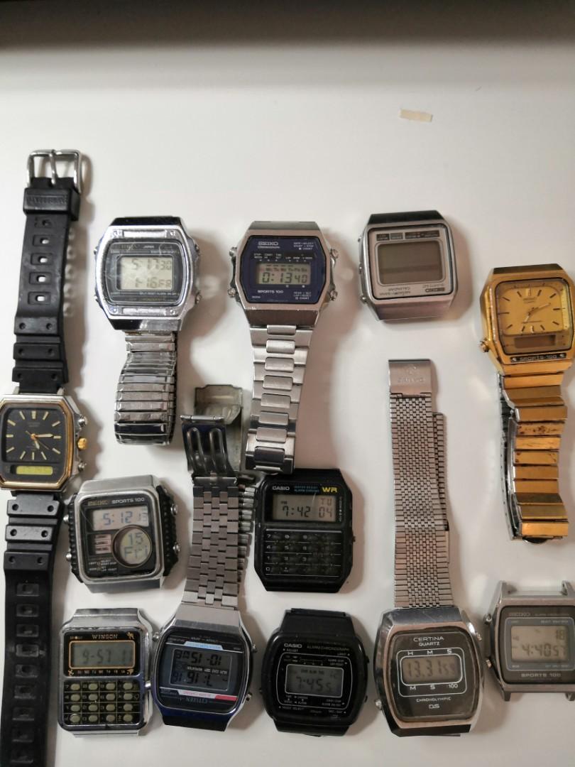 Vintage Seiko, Citizen, Casio, Certina and other Branded Digital watches,  Luxury, Watches on Carousell