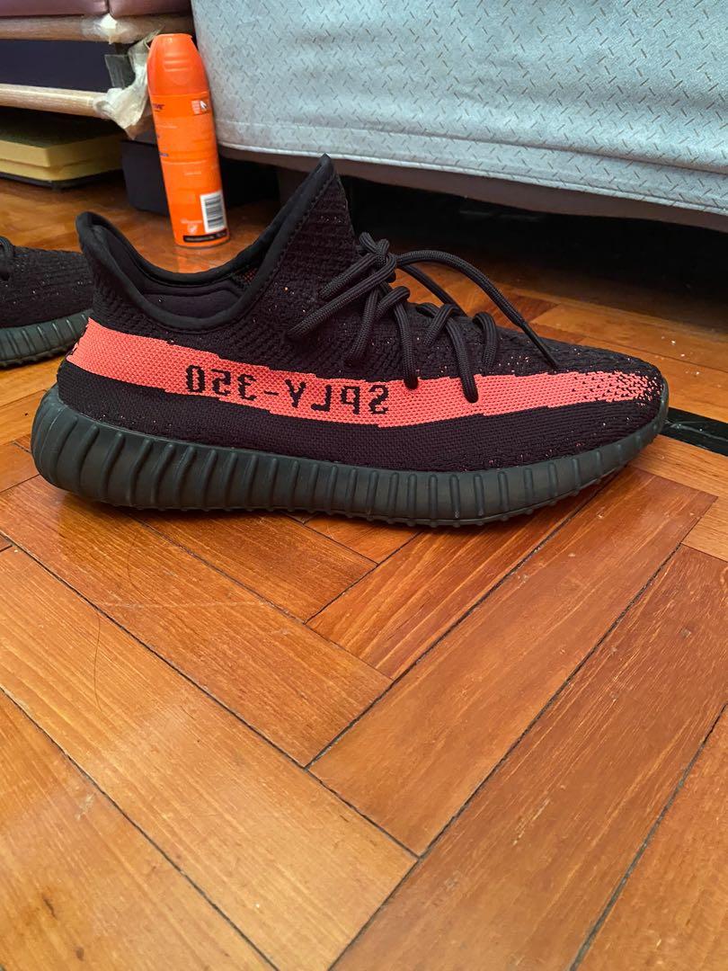 yeezy 350 v2 orange stripe