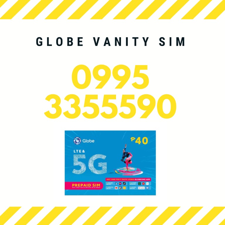 0915 Globe Vanity Prepaid Sim, Mobile Phones & Gadgets, Mobile & Gadget ...