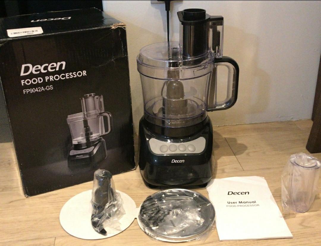 2151) Food Processor, DECEN Compact Food Processor, Multifunctional 2L