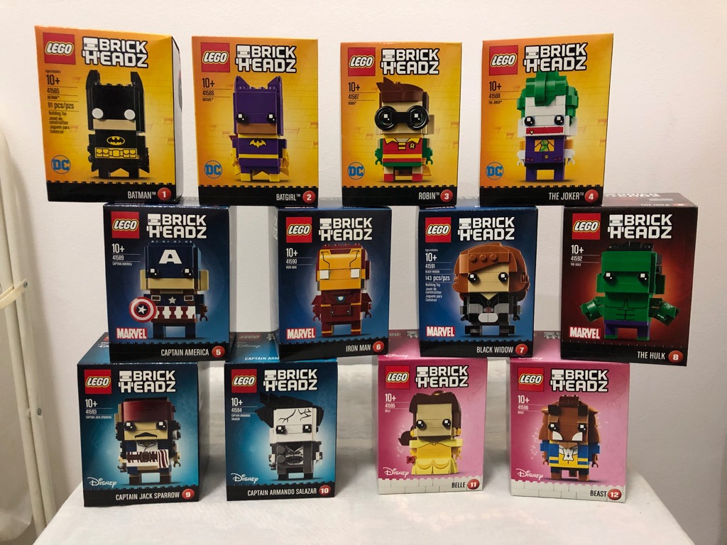 41585 41596 LEGO BrickHeadz Series 1 First twelve new sealed