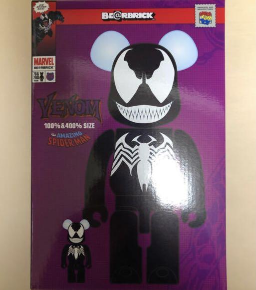 MEDICOM TOY - BE@RBRICK VENOM 100％ & 400％