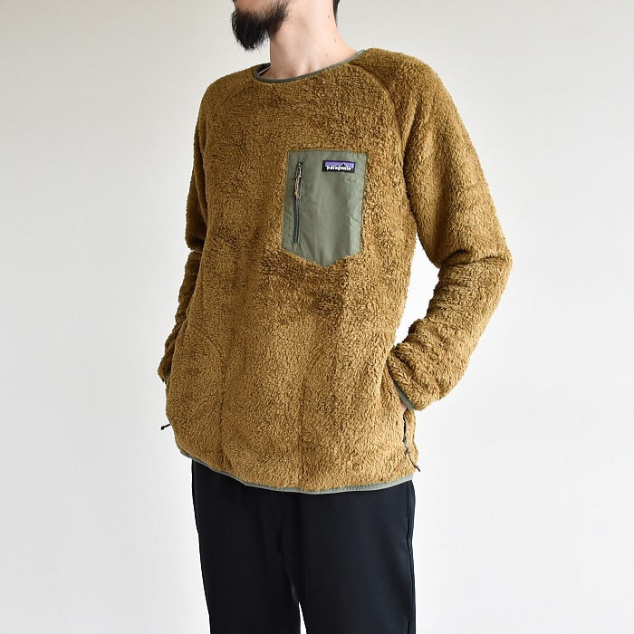 韓版Patagonia 啡色高密度羊绒Los Gatos Crew Fleece 長袖衫, 男裝