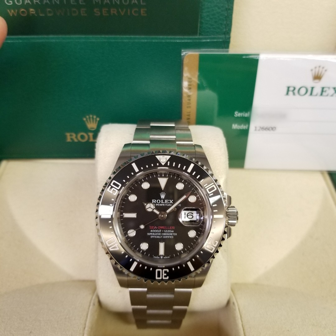 勞力士ROLEX 126600LN, 名牌, 手錶- Carousell