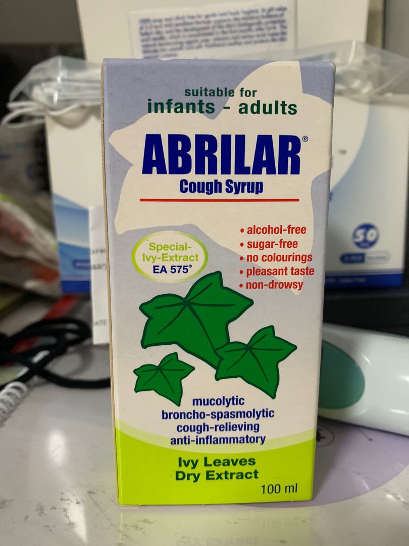 Abrila cough syrup 100ml, Babies & Kids, Nursing & Feeding