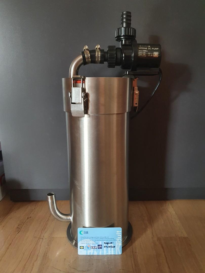 Stainless Steel Canister Filter, Pet Supplies, Homes & Other Pet Accessories on Carousell
