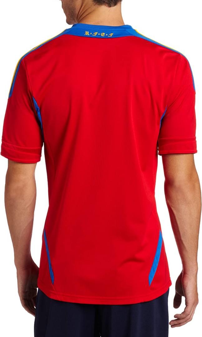 ADIDAS SPAIN 2010 西班牙國家主場球衣V14921, 男裝, 運動服裝- Carousell