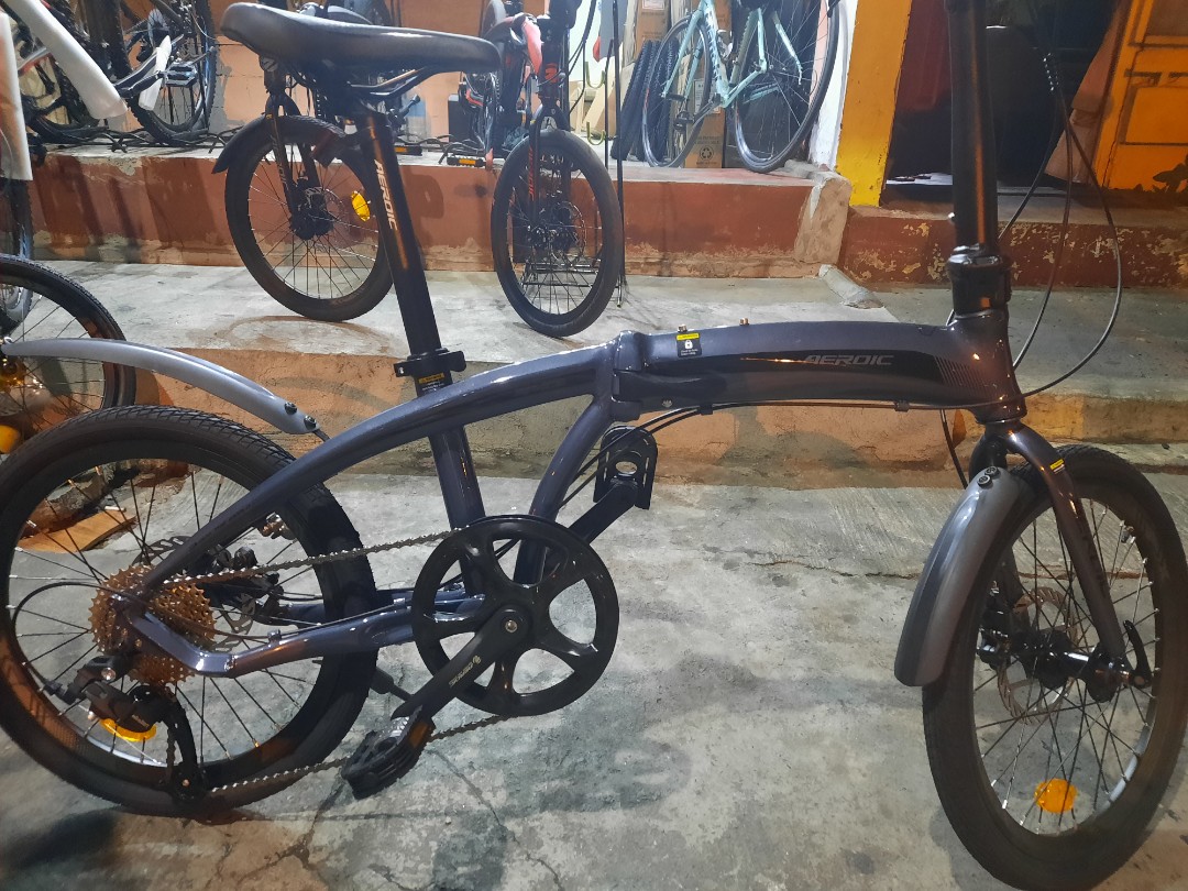 aeroic space folding bike