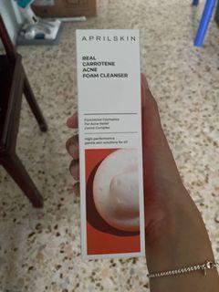 Aprilskin carrotene foam cleanser