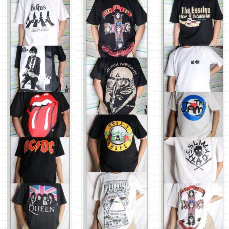 rock off band shirts