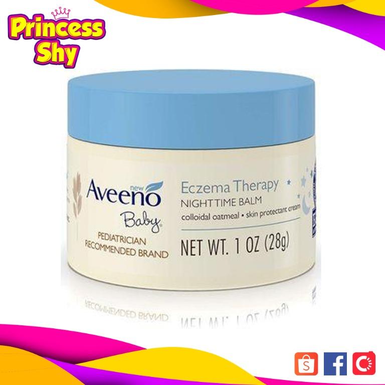 Aveeno Baby Eczema Therapy Nighttime Balm Colloidal Oatmeal Skin Protectant Cream 1oz Health Beauty Skin Bath Body On Carousell Aveeno baby eczema therapy moisturizing cream with natural oatmeal, 12 fl. carousell