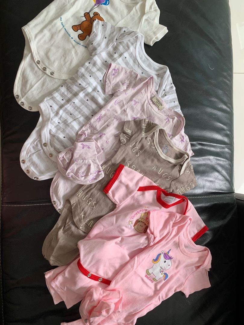 Baby clothes store with mittens