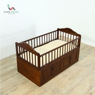 wooden baby cradle second hand