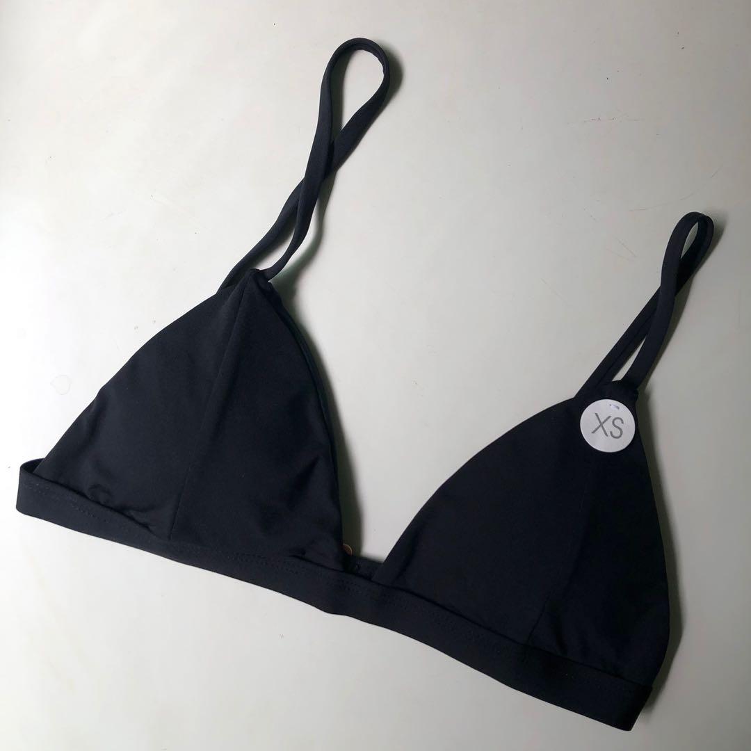 womens black bikini top