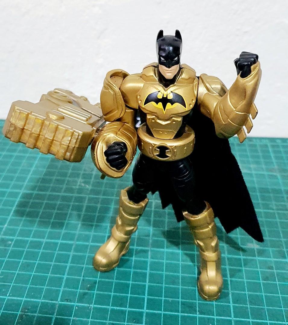 ???Batman 2011 Mattel Gold Black DC Comics Armor Power Attack 6 inch  Action Figure???, Hobbies & Toys, Collectibles & Memorabilia, Vintage  Collectibles on Carousell