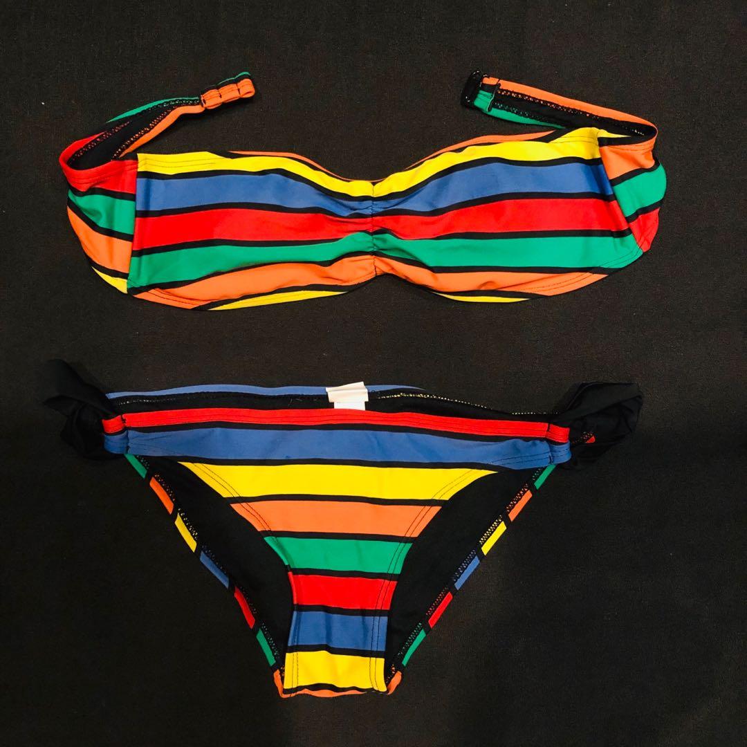 BIKINI rainbow (Category: Bikinis & Swimsuits) located in Quezon City. Submitted by lineuph (Listing ID 1063228670, Image 1). Description: Size: Medium Rfs: decluttering.