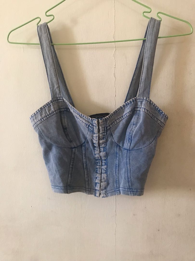 bustier crop top