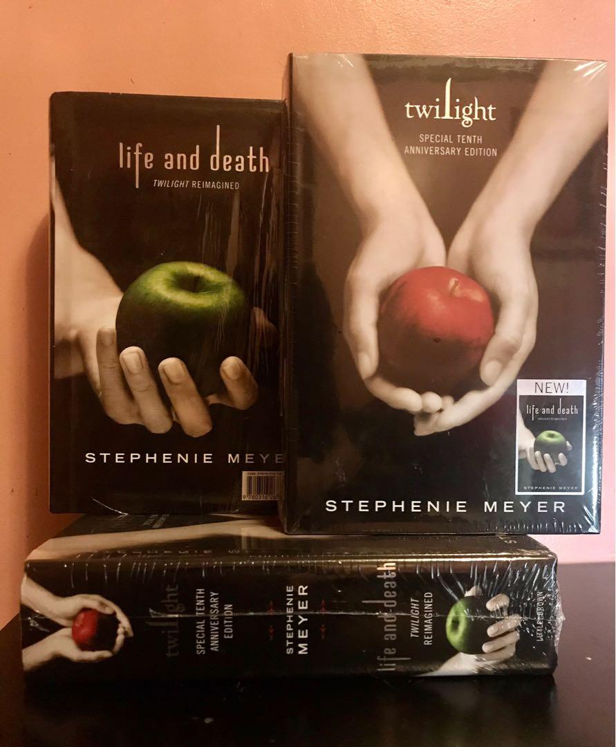 Brand New Hardcover) Twilight Special Tenth Anniversary Edition: Life and  Death by Stephanie Meyer, Hobbies & Toys, Books & Magazines, Fiction &  Non-Fiction on Carousell
