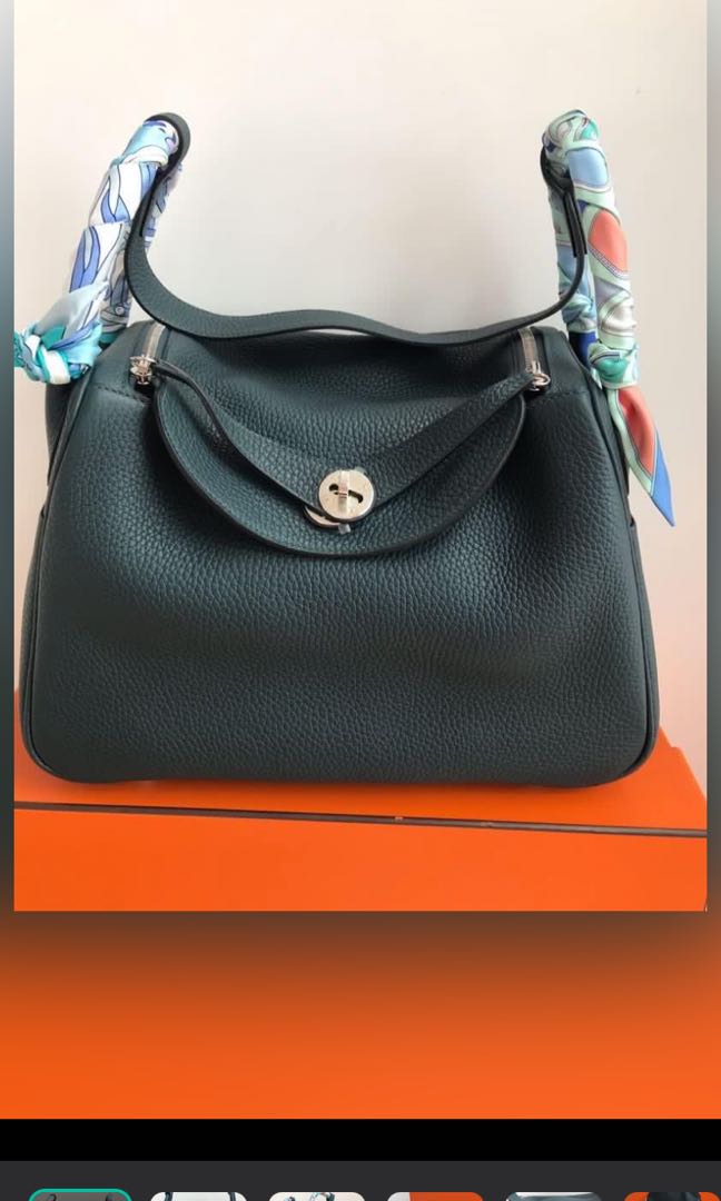Brand New Hermes Lindy 30 In Cypress, Luxury, Bags & Wallets on Carousell