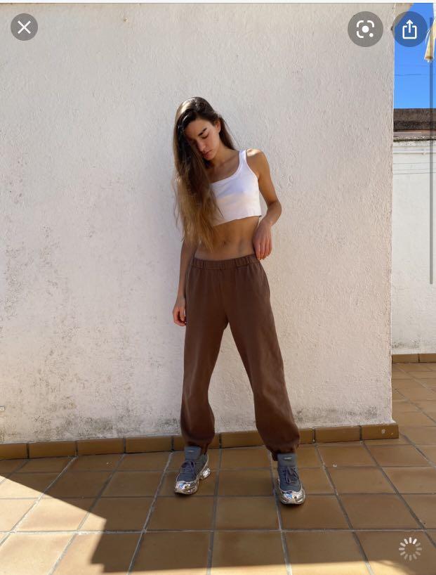 Brandy Melville Brown Rosa Sweatpants 