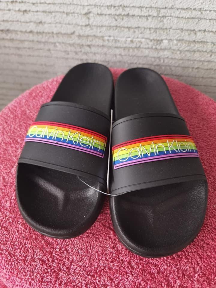 calvin klein rainbow sliders