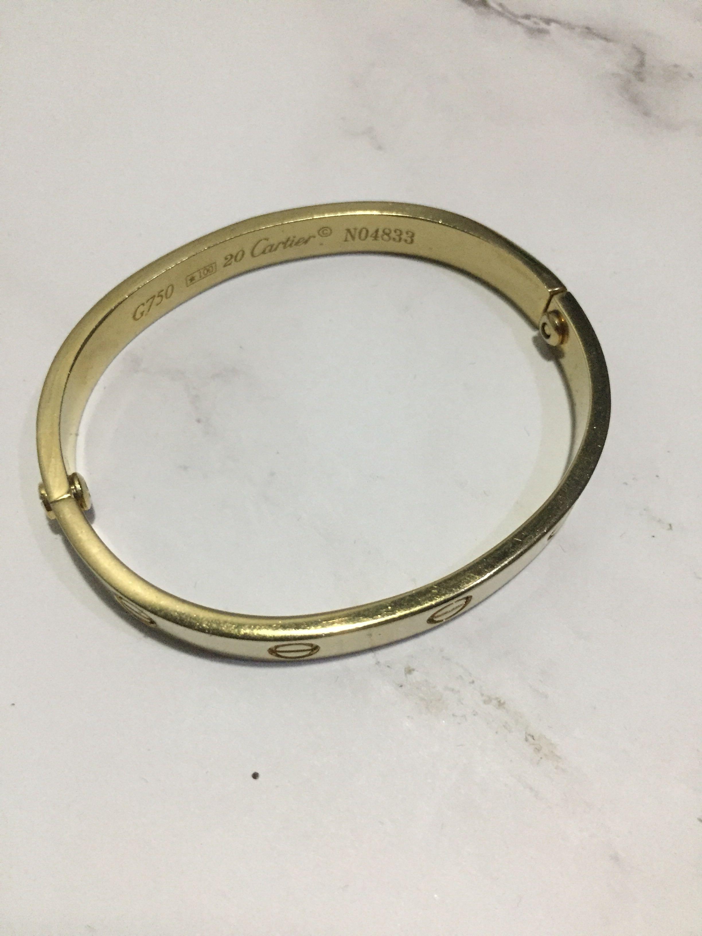 G750 store cartier bracelet