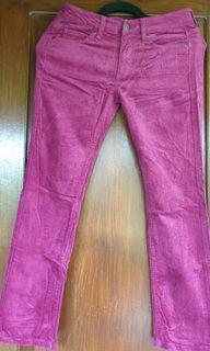 Celana uniqlo Heattech corduroy