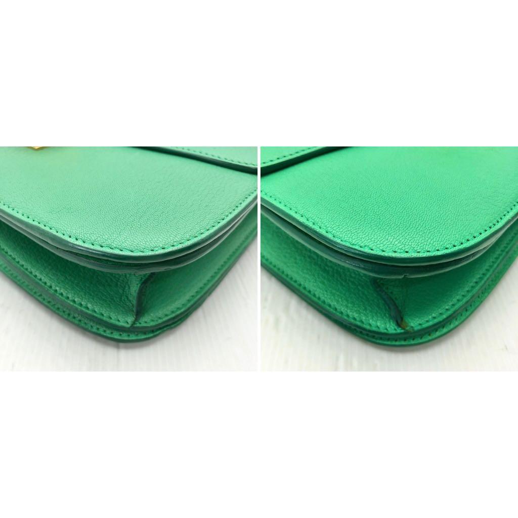 Celine green box bag sale