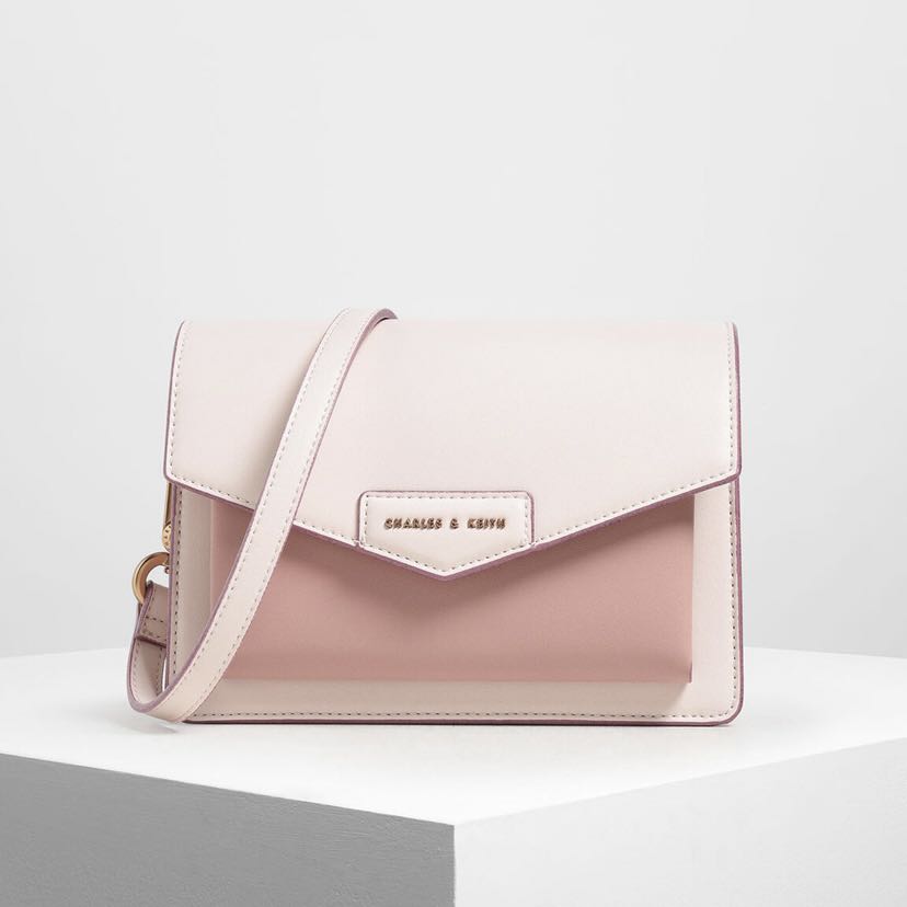 Charles and keith sling bag pink new arrivals