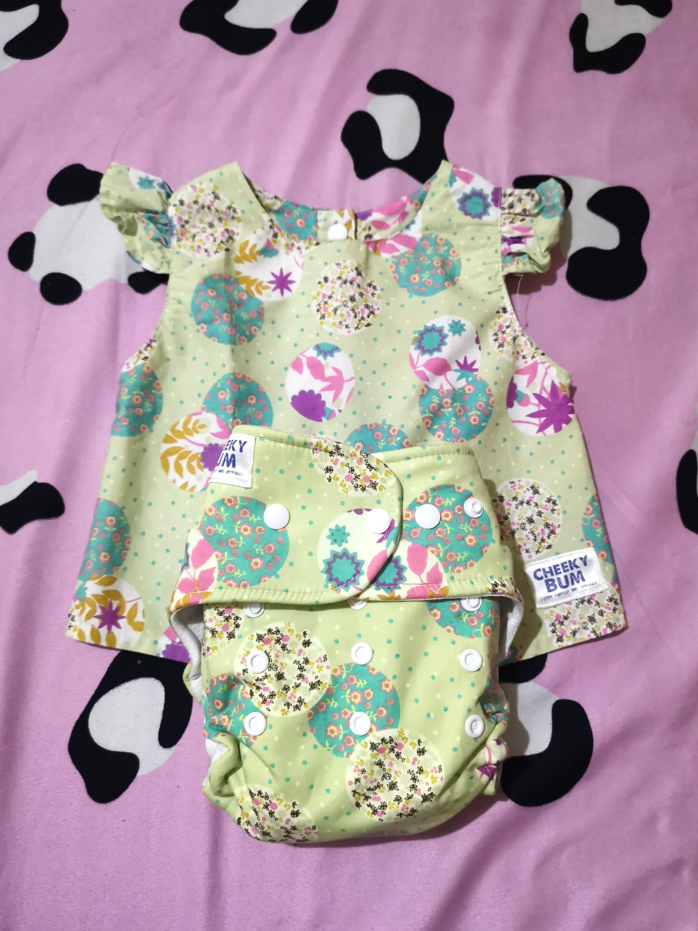Cheeky Bum Cloth Diaper With Terno 1t Babies Kids Babies Kids Fashion On Carousell