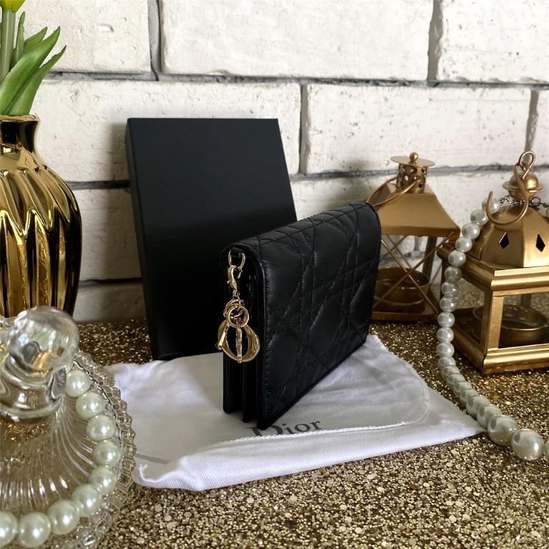 Lady dior outlet mini wallet price