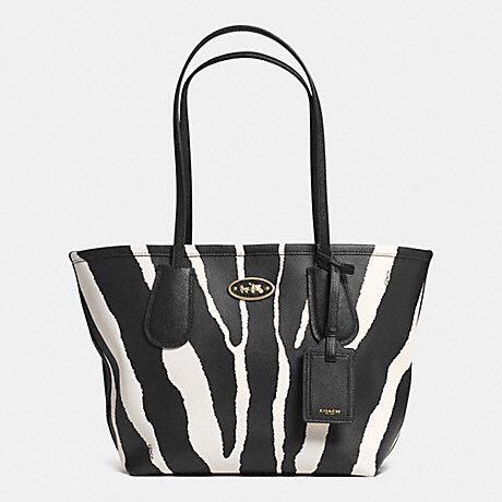 Coach Zebra Tote USA Animal Printed Luxury Bags Wallets on