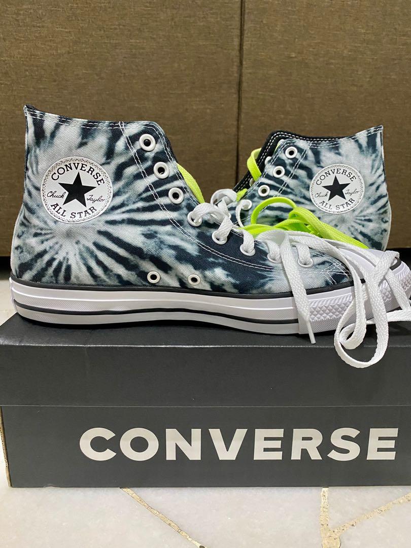 Tie Dye Converse Chuck Taylor 70s White Black Lemongrass Yellow Green