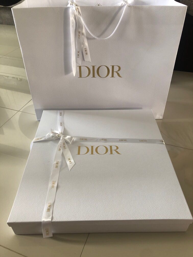 Dior Box Paperbag with ribbons for Dior Book Tote Luxury