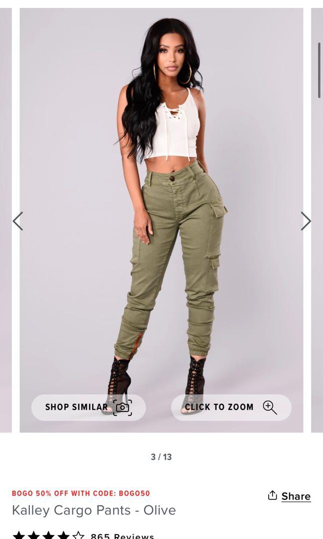 Army green cargo pants on sale