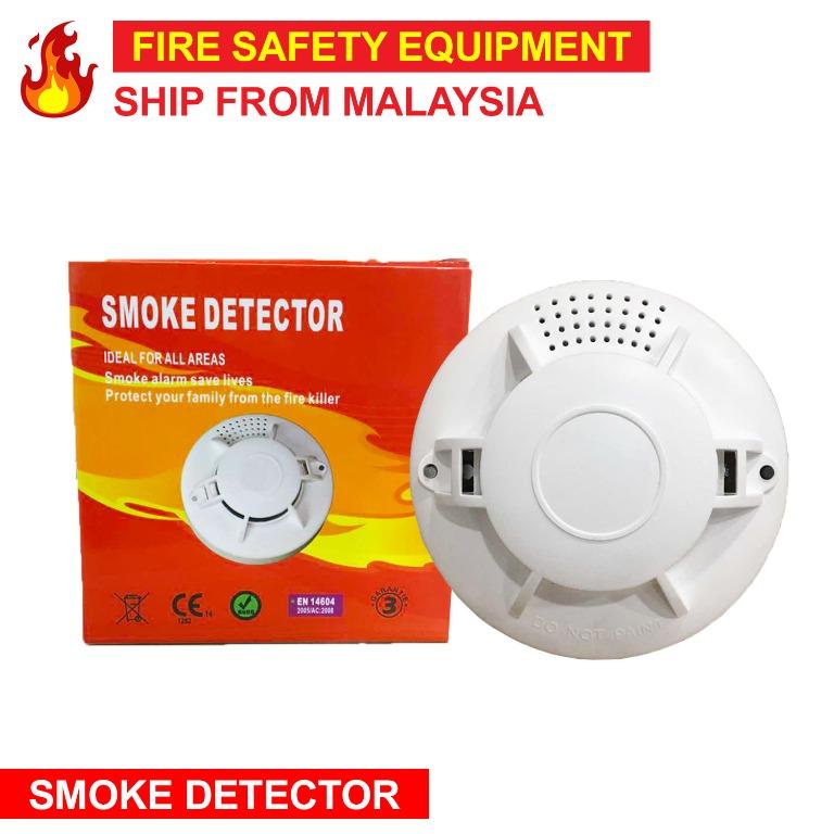 Fire Smoke Detector Alarm Home Office Fire Safety Equipment Fire Prevention é˜²ç«çƒŸé›¾è­¦æŠ¥å™¨ çƒŸé›¾æŽ¢æµ‹å™¨ Home Furniture Home Decor On Carousell