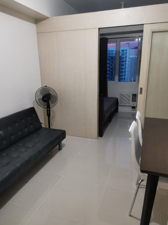 Furnished Condo in MOA Pasay (Category: Apartments & Condos) located in Manila. Submitted by erwinfrancisco (Listing ID 1063021683, Image 2). Description: Fully furnished condo unit with 24 sq. m. floor area, 11th floor with view of swimming pools. This unit is equipped with aircon, cooking unit with range hood, refrigerator, shower heater, automatic washing machine, microwave and TV. 2mos security deposit, 1mo advance. Rent inclusive of Associat